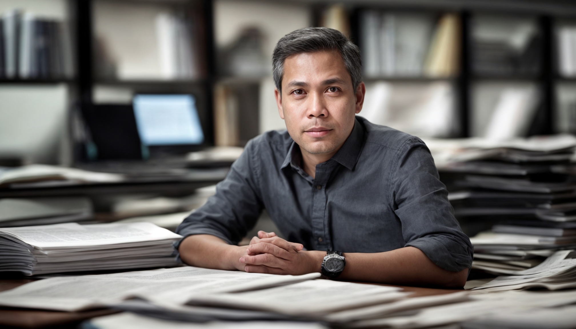 Journalist analyzing the intersection of politics culture and technology in a digital newsroom