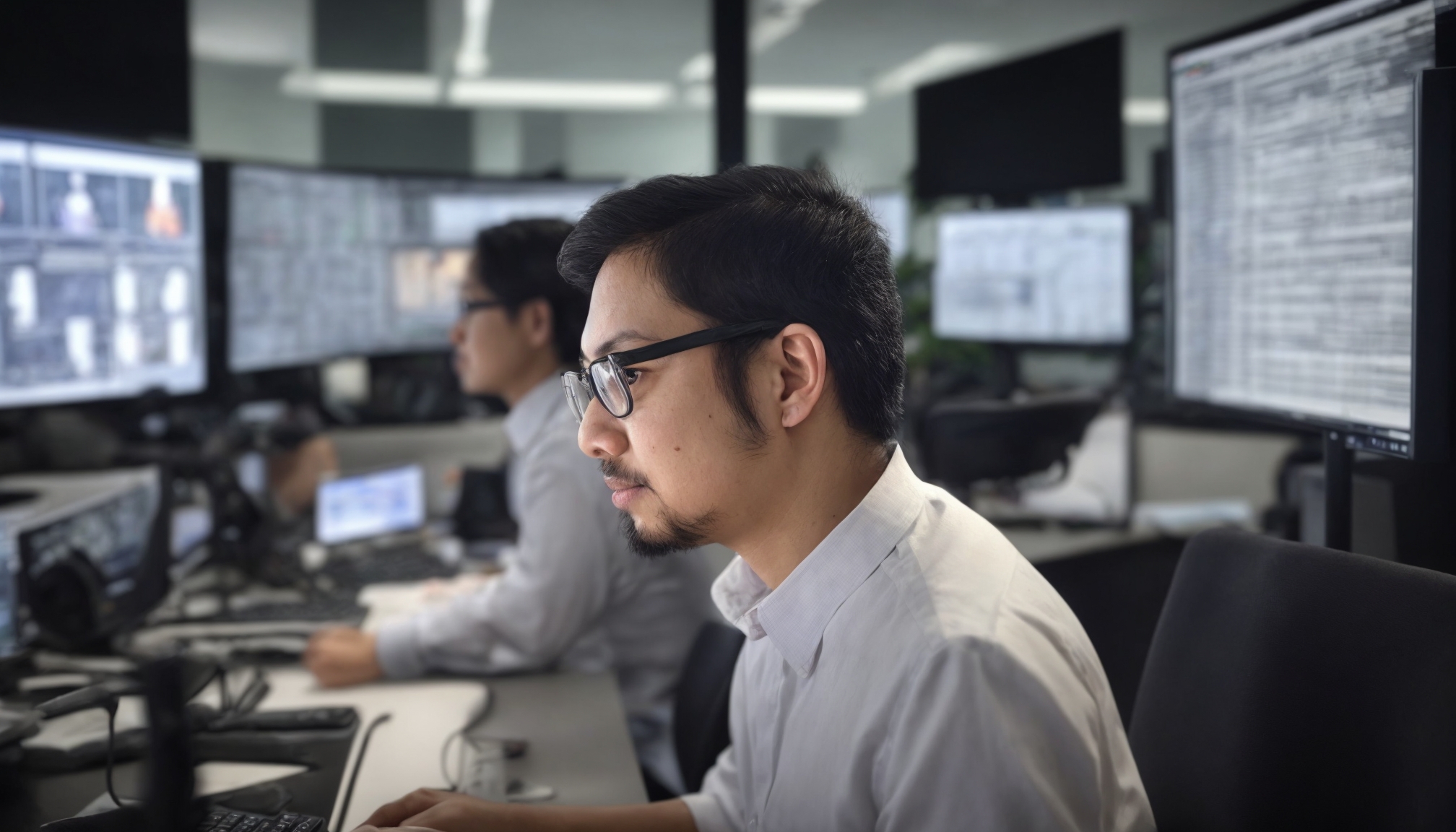 News team analyzing data at intersection of politics, culture, and technology
